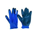 Перчатки рабочие DERZHI Gepro сине-черныее нейлон 43г, размер 10 (5/400) 863410
