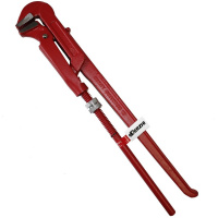 Фото товара - Ключ трубный DERZHI 1,5" (№2) прямой 90гр.(1/24) 8712-2