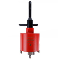 Фото товара - Коронка алмазн. бетон/жб 72*90мм 4турб.сегм.*10мм,лазер.сварка, в сб.с хвост. Derzhi (1/10) 8306-102